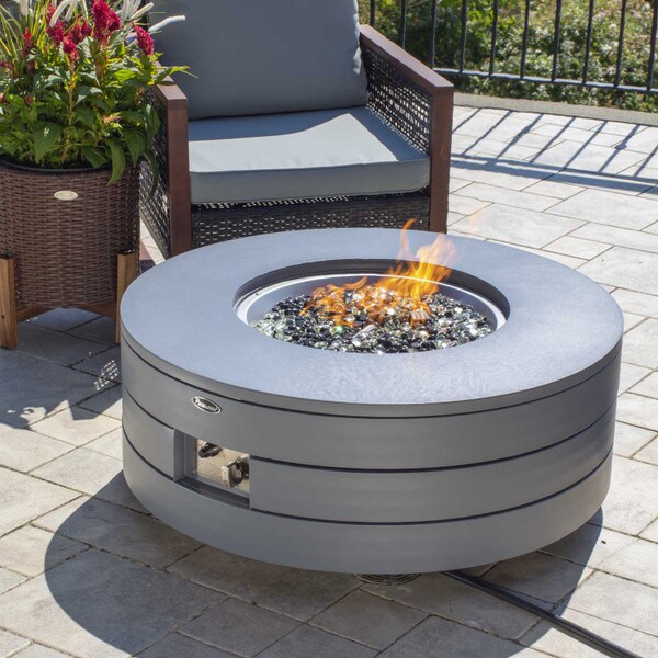 Paramount round firepit table